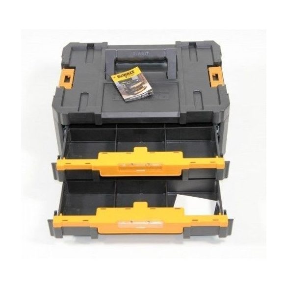 กล่องใส่เครื่องมือ+ถาด+โฟม DWST83395-1 DEWALT T-STAK