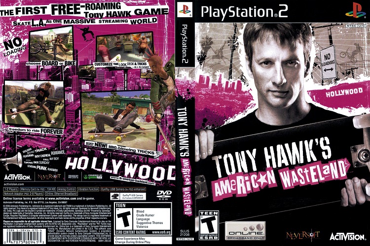 TONY HAWK'S AMERICAN WASTELAND [US : DVD5 1 Disc]