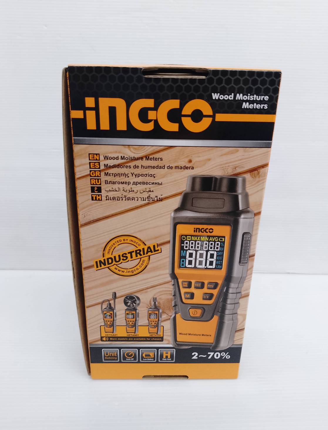 เครื่องวัดความชื้นไม้ HETWM01 INGCO