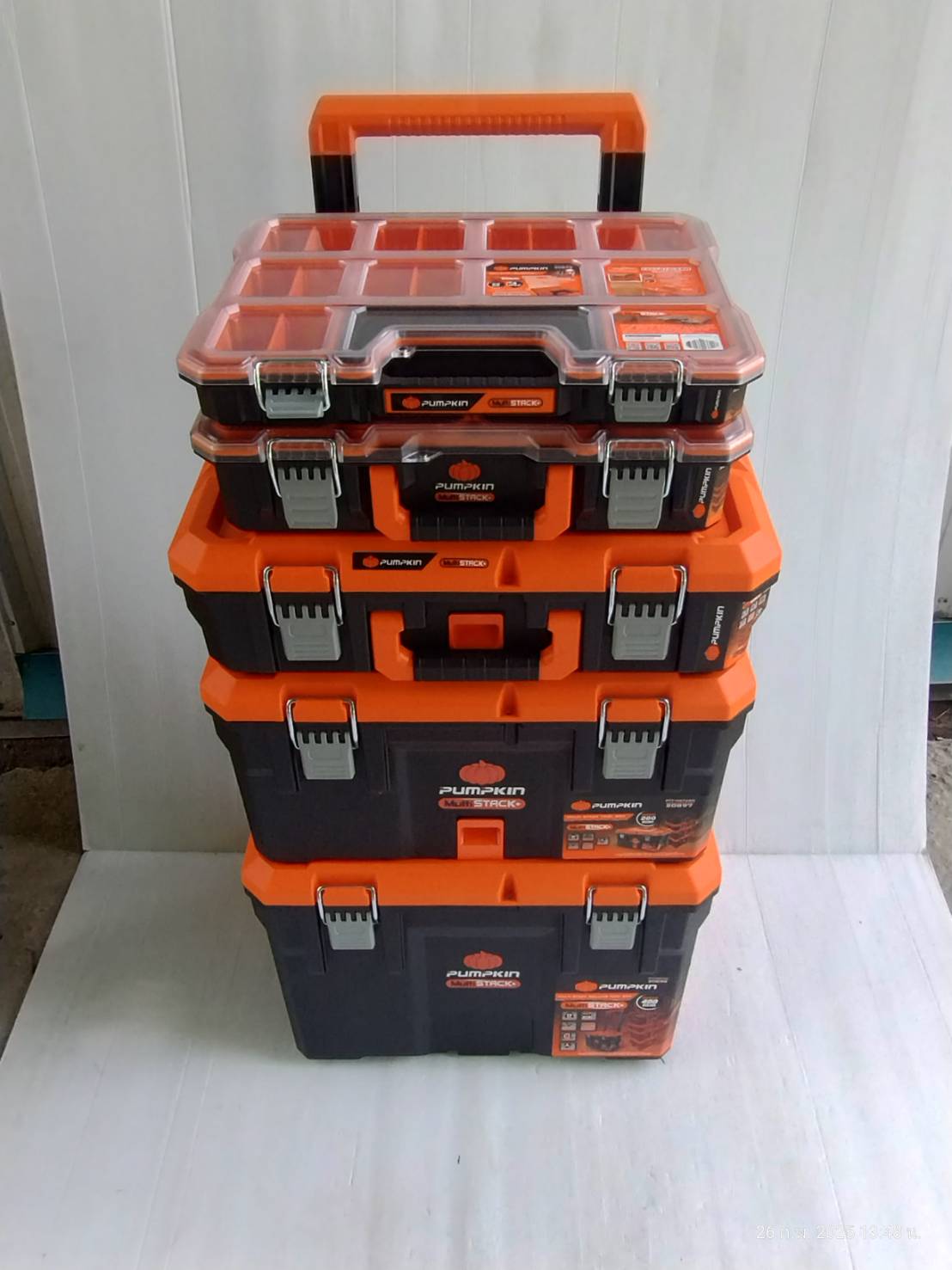 ชุดกล่องเครื่องมือ 5ชิ้น MultiSTACK+ PTT-MST5 PUMPKIN 20908
