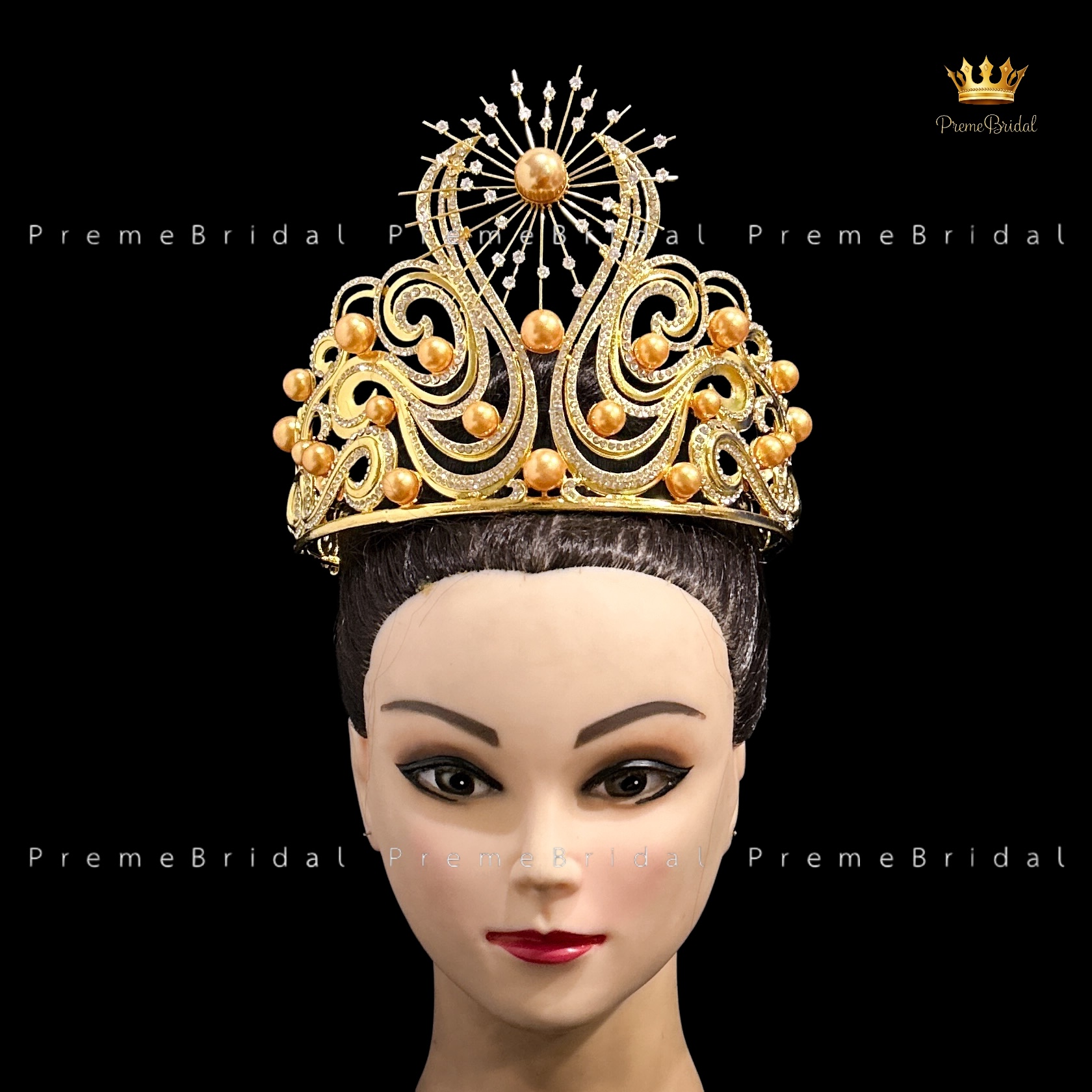 (พร้อมส่งจากไทย) มงกุฏ Miss Universe 2024 แบรนด์ Jewelmer งานโลหะฐานกลมปรับขนาดได้ ส่งด่วน ส่งจาก จ.อุบลราชธานี