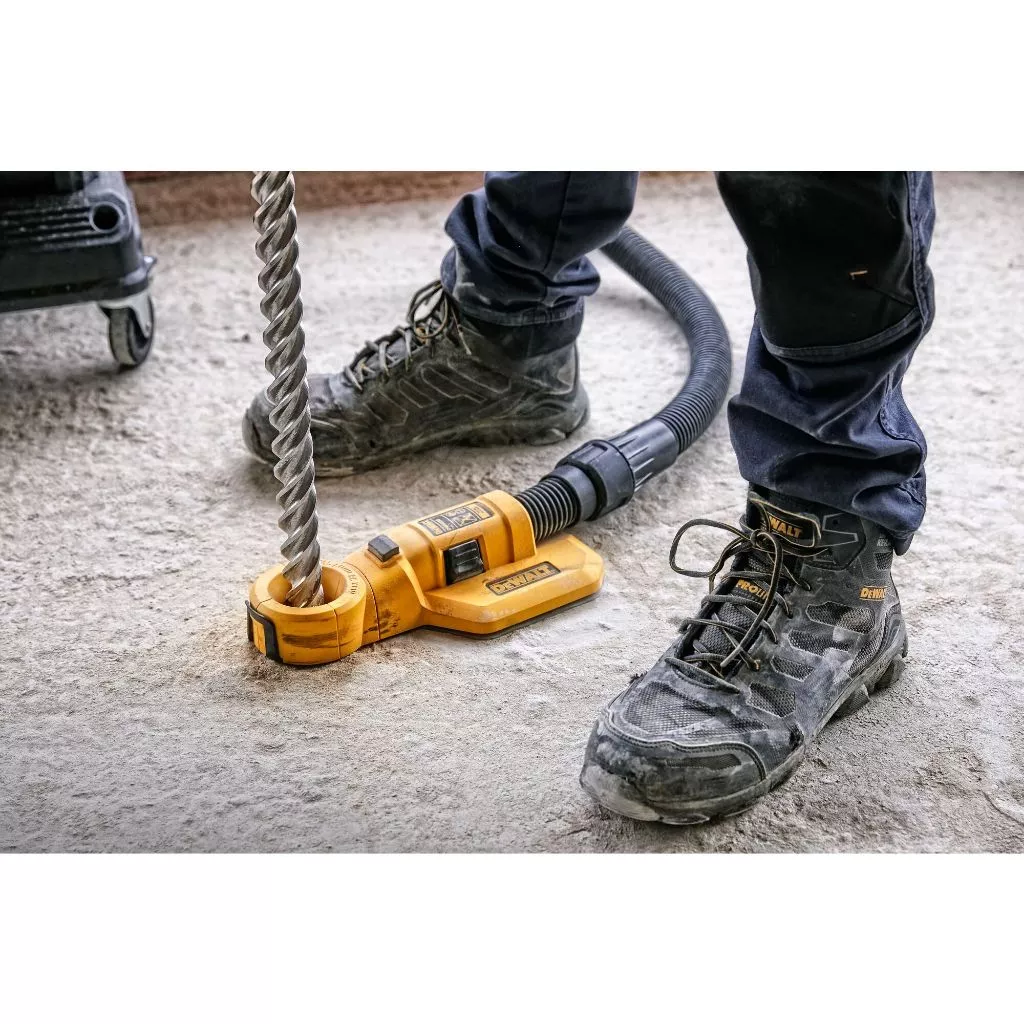 DEWALT อุปกรณ์เสริมดูดฝุ่น DWH050-XJ ใช้กับสว่านที่มีขนาด 38-52 มม.