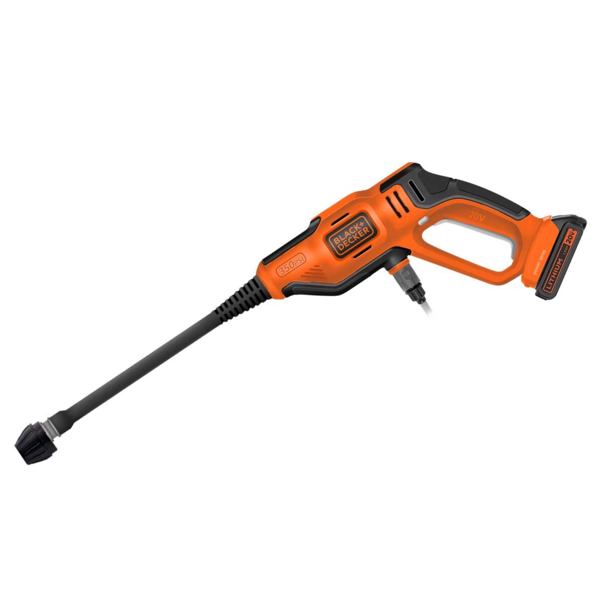 ปืนอัดฉีดแรงดันสูงไร้สาย 20V / 2.0Ah BCPC20D1 BLACK&DECKER