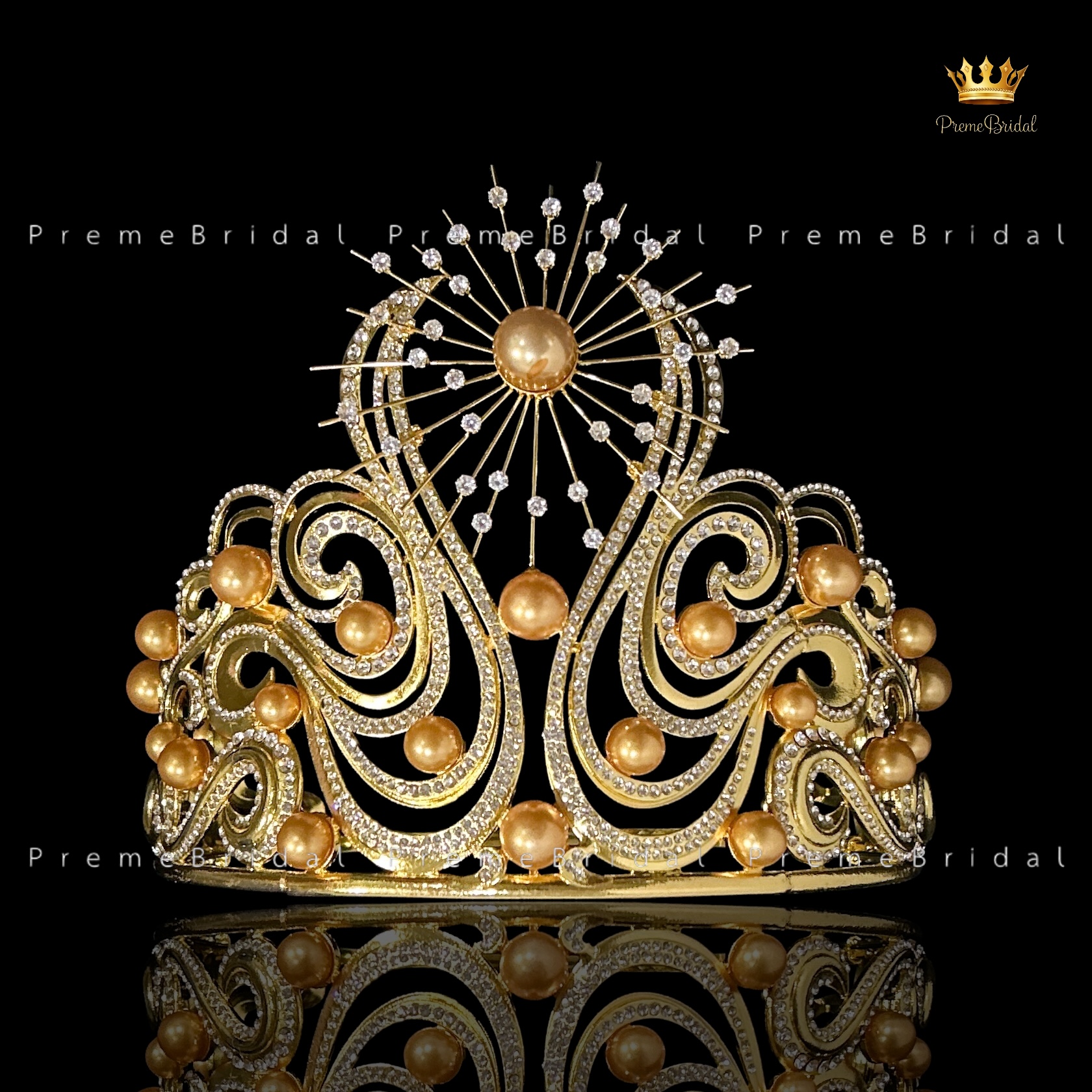 (พร้อมส่งจากไทย) มงกุฏ Miss Universe 2024 แบรนด์ Jewelmer งานโลหะฐานกลมปรับขนาดได้ ส่งด่วน ส่งจาก จ.อุบลราชธานี