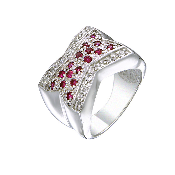 แหวนเงิน ประดับเพชร CZ แหวนดีไซน์สวยหรู ออกแบบสวยขาดแบบเต็มไม้เต็มมือดั่งกับนางพญา ดีไซน์ใหญ่อลังการ งานเนี๊ยบละเอียดสุด ๆ ต้องอาศัยช่างผู้ชำนาญ