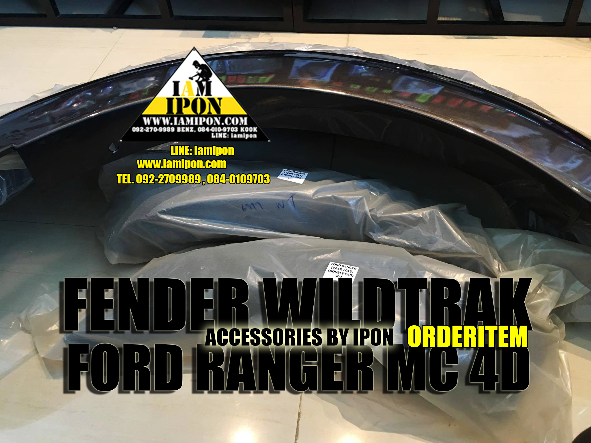 FENDER 6 " FORD RANGER MC WILDTRAK คิ้วล้อ 6 " ไวล์ดแทรกฟอร์ดเรนเจอร์ MC