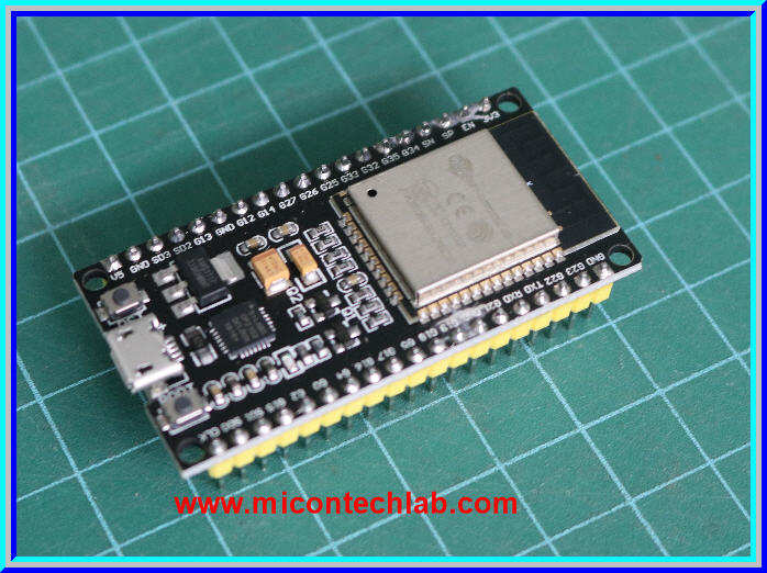 1x แผงวงจร ESP32 แบบ 38 ขา NodeMCU WiFi Bluetooth IOT