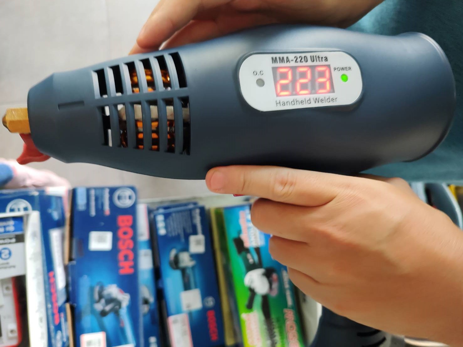 ปืนเชื่อมไฟฟ้า MMA-220 Ultra FORTON