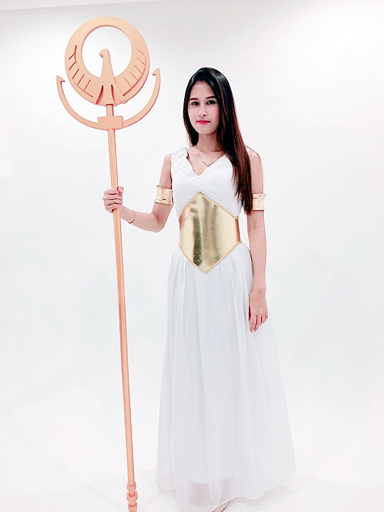 ชุดอาธีน่า (Athena) เทพีแห่งสติปัญญาและสงคราม / ชุดเทพเจ้า
