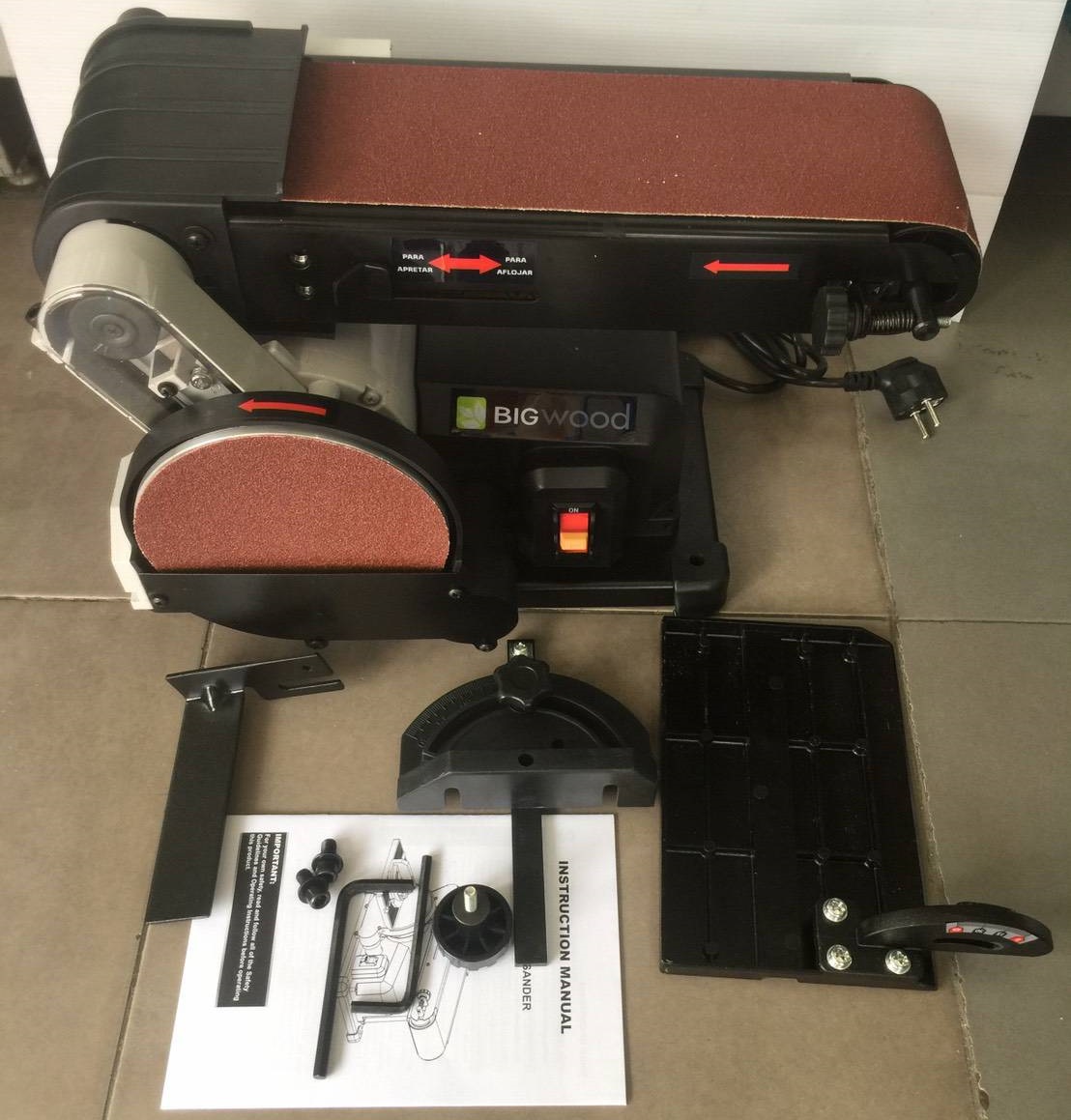 แท่นขัดกระดาษทรายสายพาน SD-46N BIGWOOD