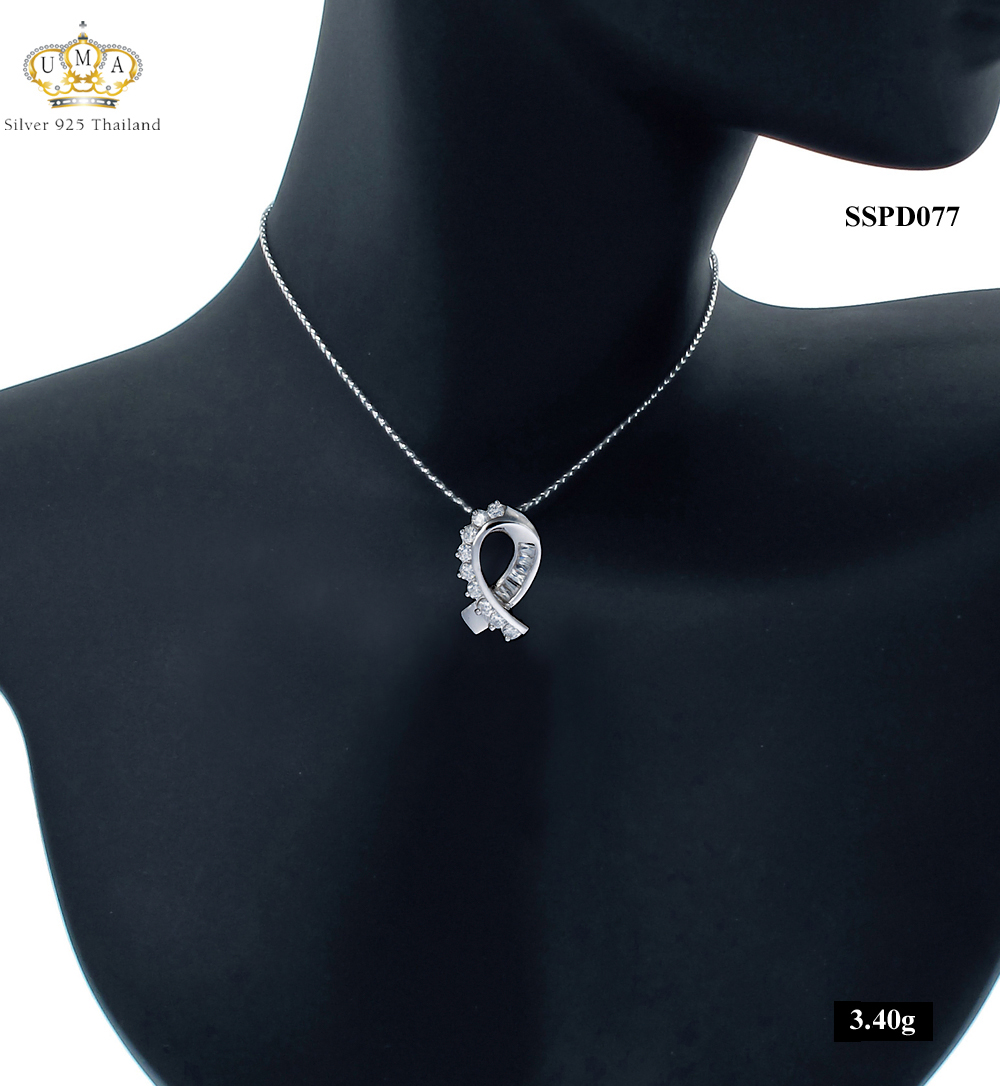 จี้เงินแท้925ประดับเพรชแท้สวิส เกรดดี น้ำใส ,จี้,จี้ เงิน,จี้ เงิน แท้,จี้ เพชร,จี้ เพชร แท้ ราคา ถูก,จี้แฟชั่น,จี้ผู้หญิง,จี้สวยๆ,Pendant silver925