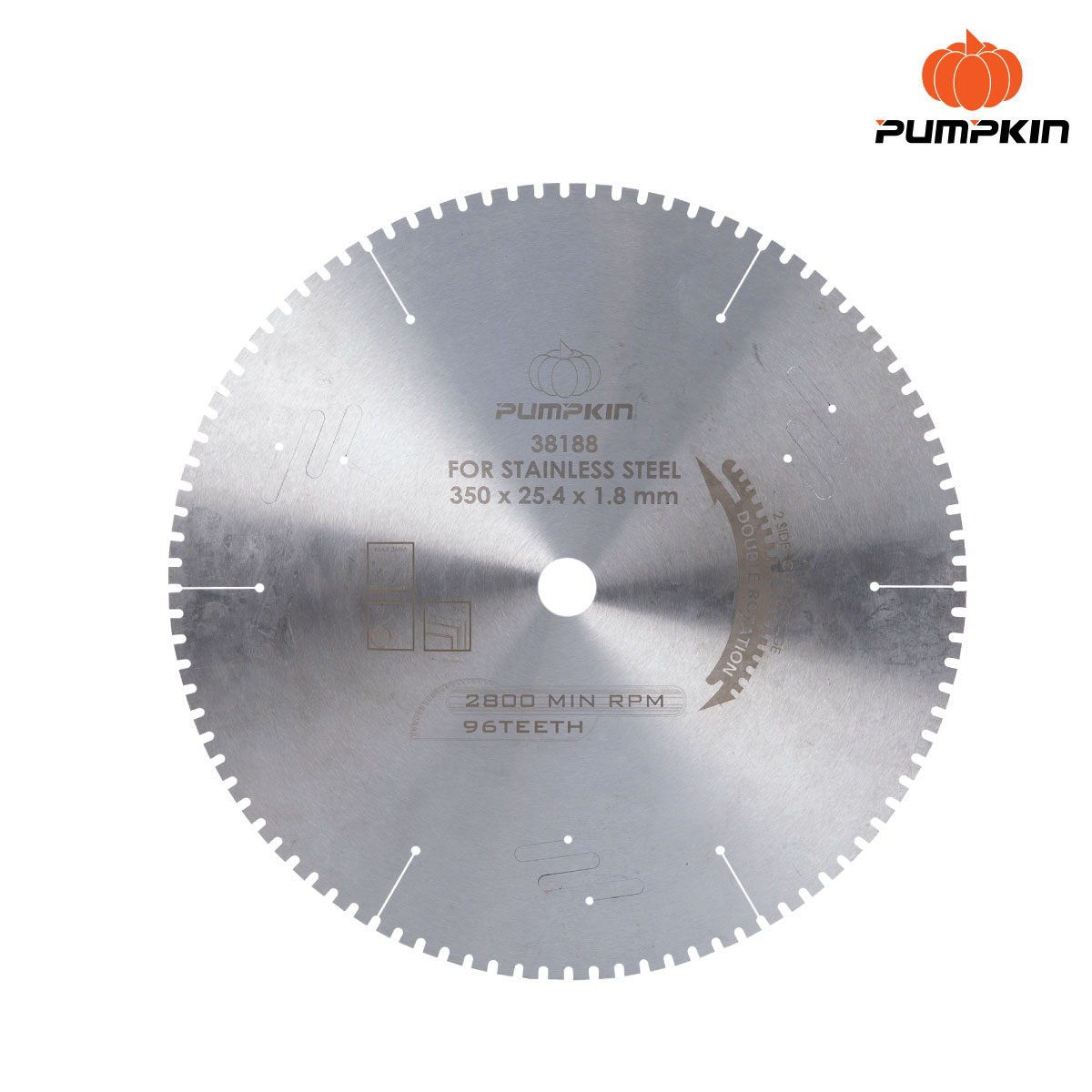 PUMPKIN ใบเลื่อยวงเดือนตัดสแตนเลสอัจฉริยะ 14"x96T 38188