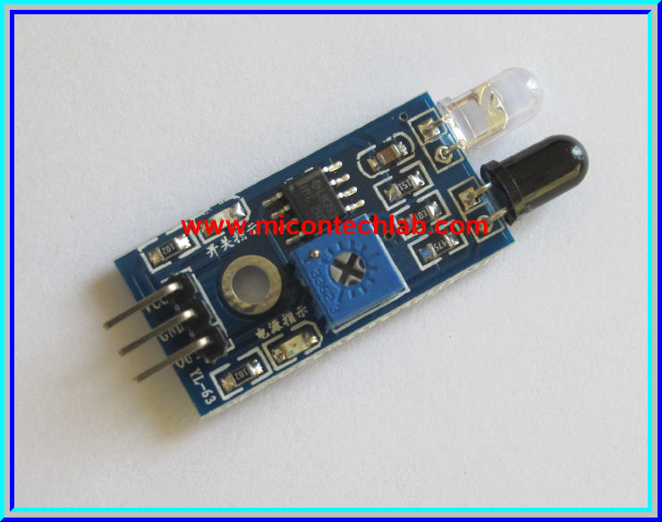 1x เซ็นเซอร์อินฟาเรดสำหรับตรวจจับวัตถุ (Infrared Sensor)