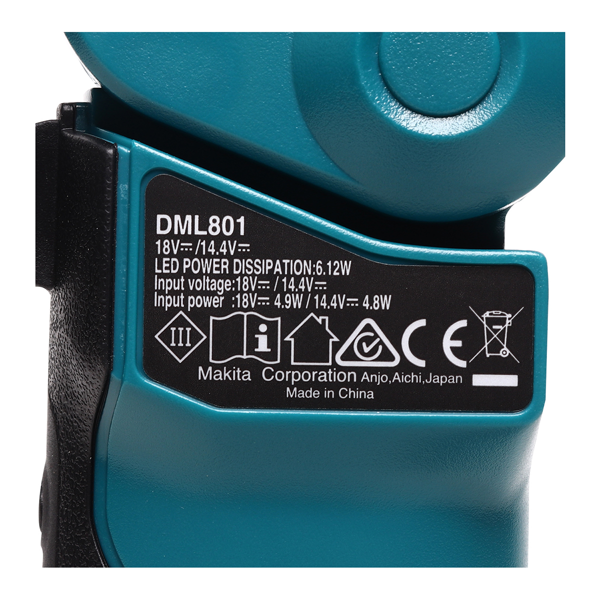 MAKITA ไฟฉายไร้สาย LED 18V รุ่น DML801 (ตัวเปล่า)