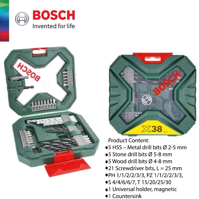 ชุดดอก X-LINE 38 BOSCH 2607011432