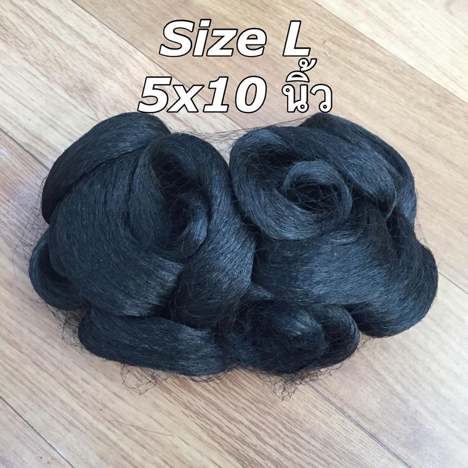 (พร้อมส่ง) มวยผมต่ำจับช่อ