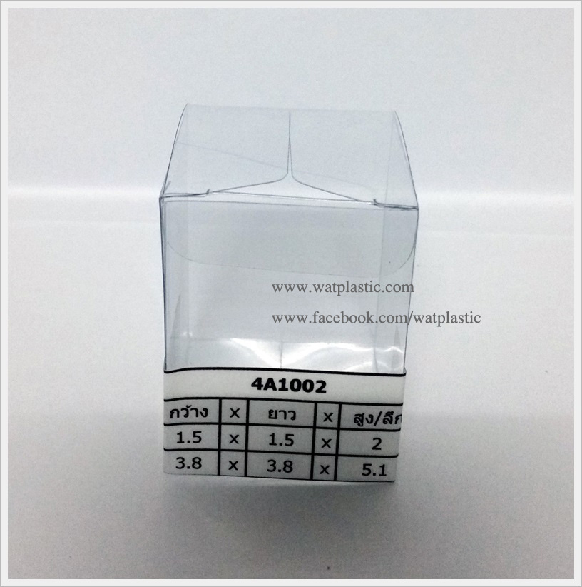 กล่องเทียนหอม ขนาด 3.8 x 3.8 x 5.1 cm