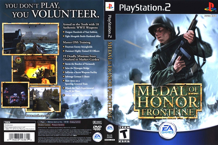 MEDAL OF HONOR FRONTLINE [US : DVD5 1 Disc]