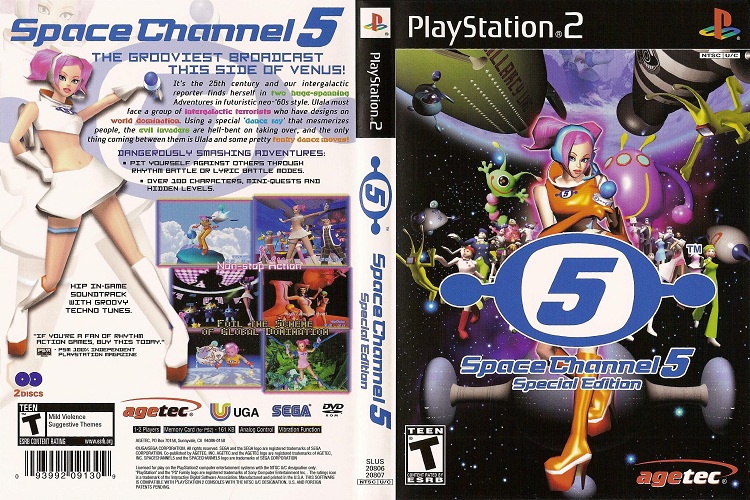 SPACE CHANNEL 5 SPECIAL EDITION [US : DVD5 2 Discs]