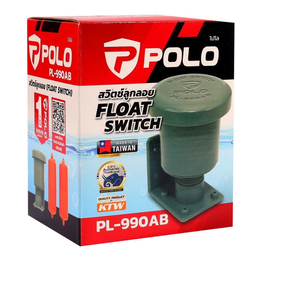 POLO PL-990AB สวิทช์ลูกลอย แบบสองตุ้ม
