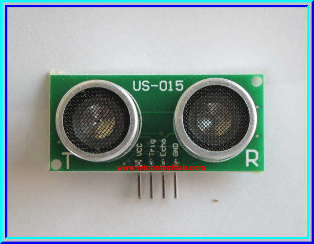 1x US-015 เซ็นเซอร์วัดระยะทางแบบอัลตร้าโซนิค Ultrasonic sensor