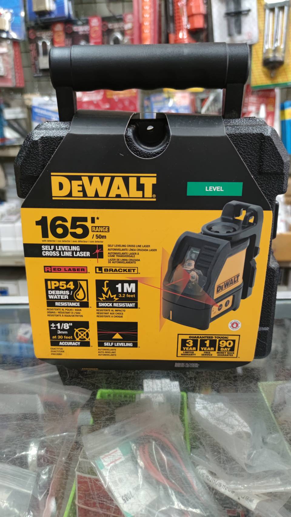 เลเซอร์ระดับ2เส้น แสงแดง DW088K DEWALT