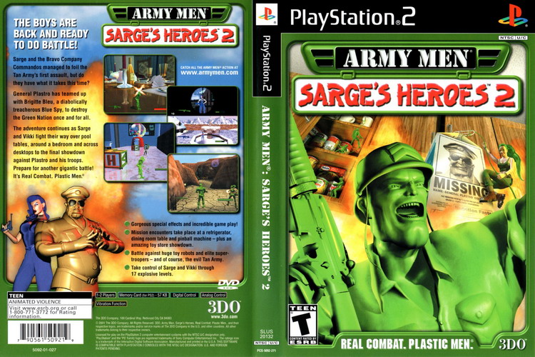 ARMY MEN SARGE'S HEROES 2 [US : DVD5 1 Disc]