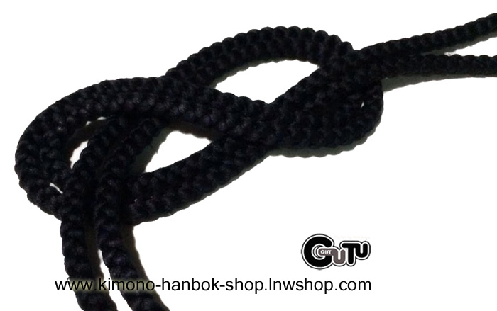 เชื่อกประดับโอบิ สีดำ03