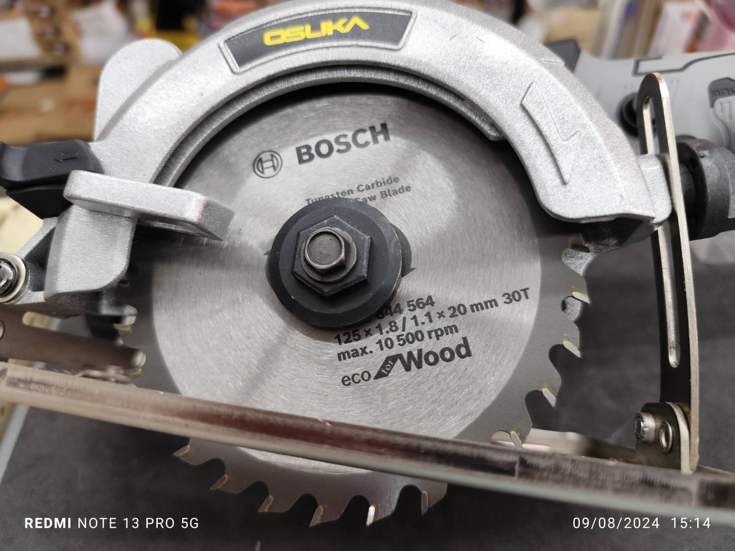 ใบเลื่อยวงเดือน ตัดไม้ 125มม. 30 ฟัน BOSCH 2608844564