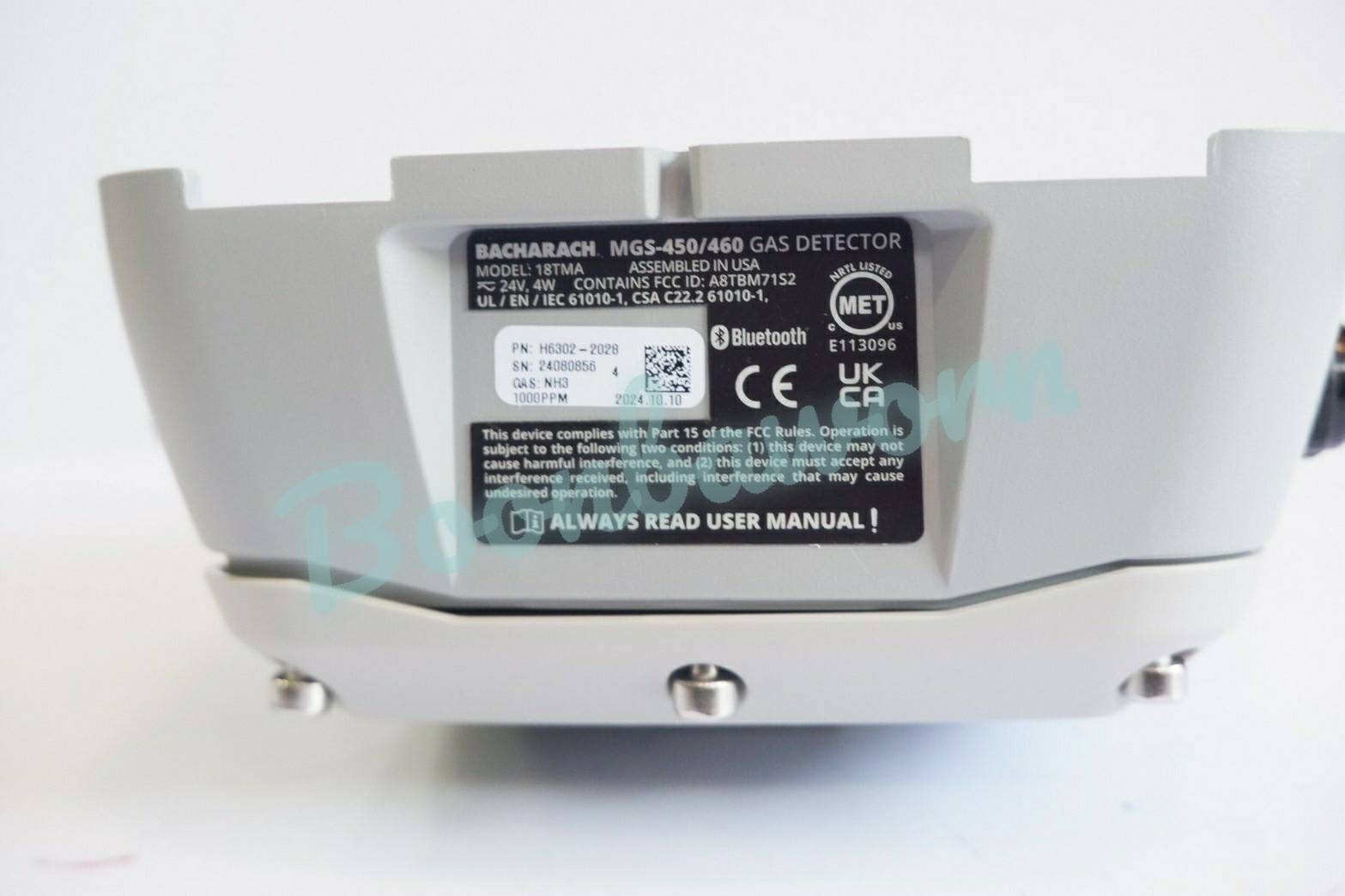 Bacharach เครื่องตรวจจับก๊าซรั่วแบบติดตั้ง รุ่น MGS-400