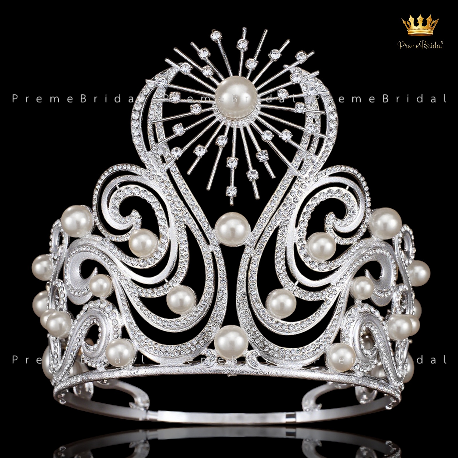 มงกุฏ Miss Universe 2024 งานโลหะฐานกลมปรับขนาดได้ พร้อมส่งจาก จ.อุบลราชธานี ไม่ต้องรอจีน