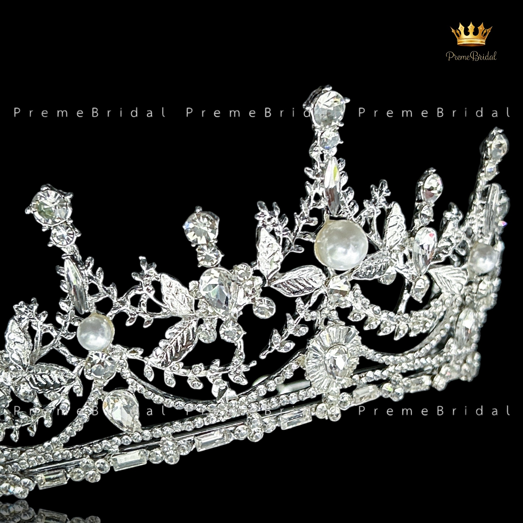 (พร้อมส่ง) เทียร่า 450 มงกุฎครึ่งหัว สวย ปราณีต QCเพชรทุกเม็ด สินค้าพร้อมส่งจากไทย รีวิวดีมาก