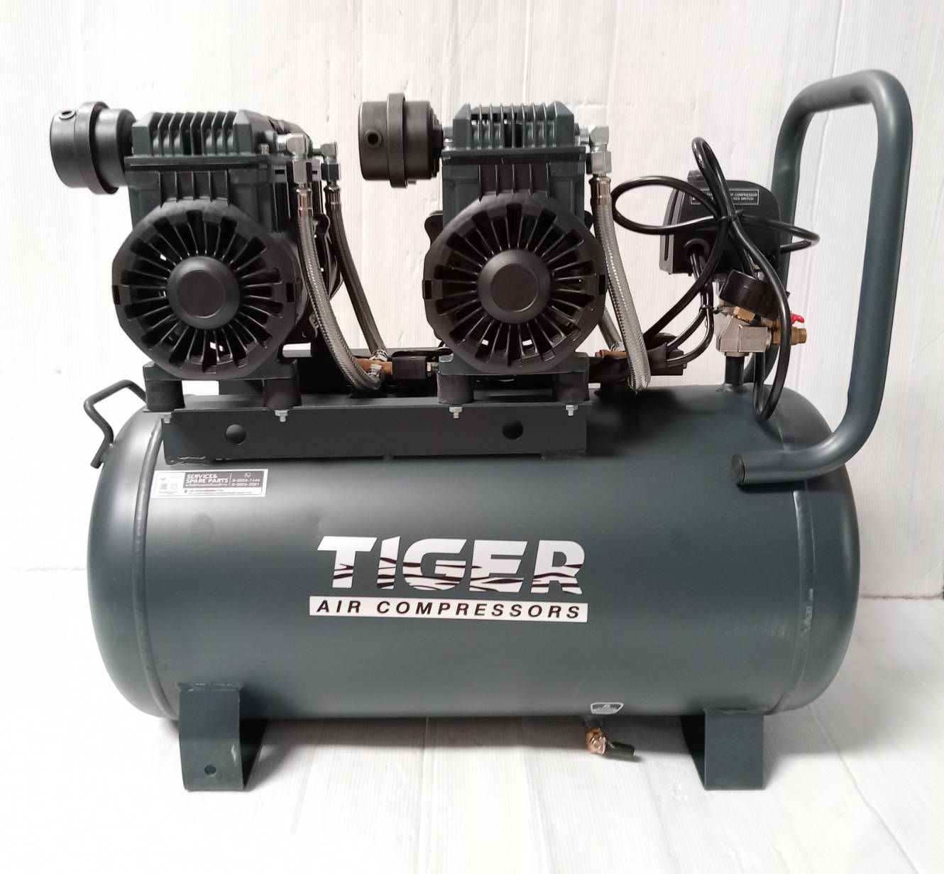 ปั้มลมเสียงเงียบ TIGER 50 ลิตร รุ่น JAGUAR-50