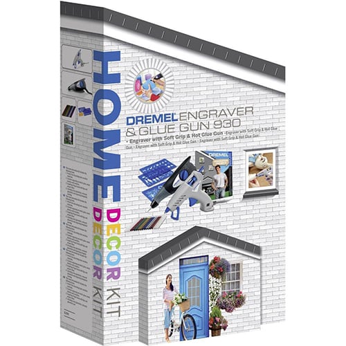 Dremel ชุดเซ็ท G290 เครื่องแกะสลักเดรเมล 290 และปืนยิงกาวร้อนเดรเมล 930 #F016G290JA