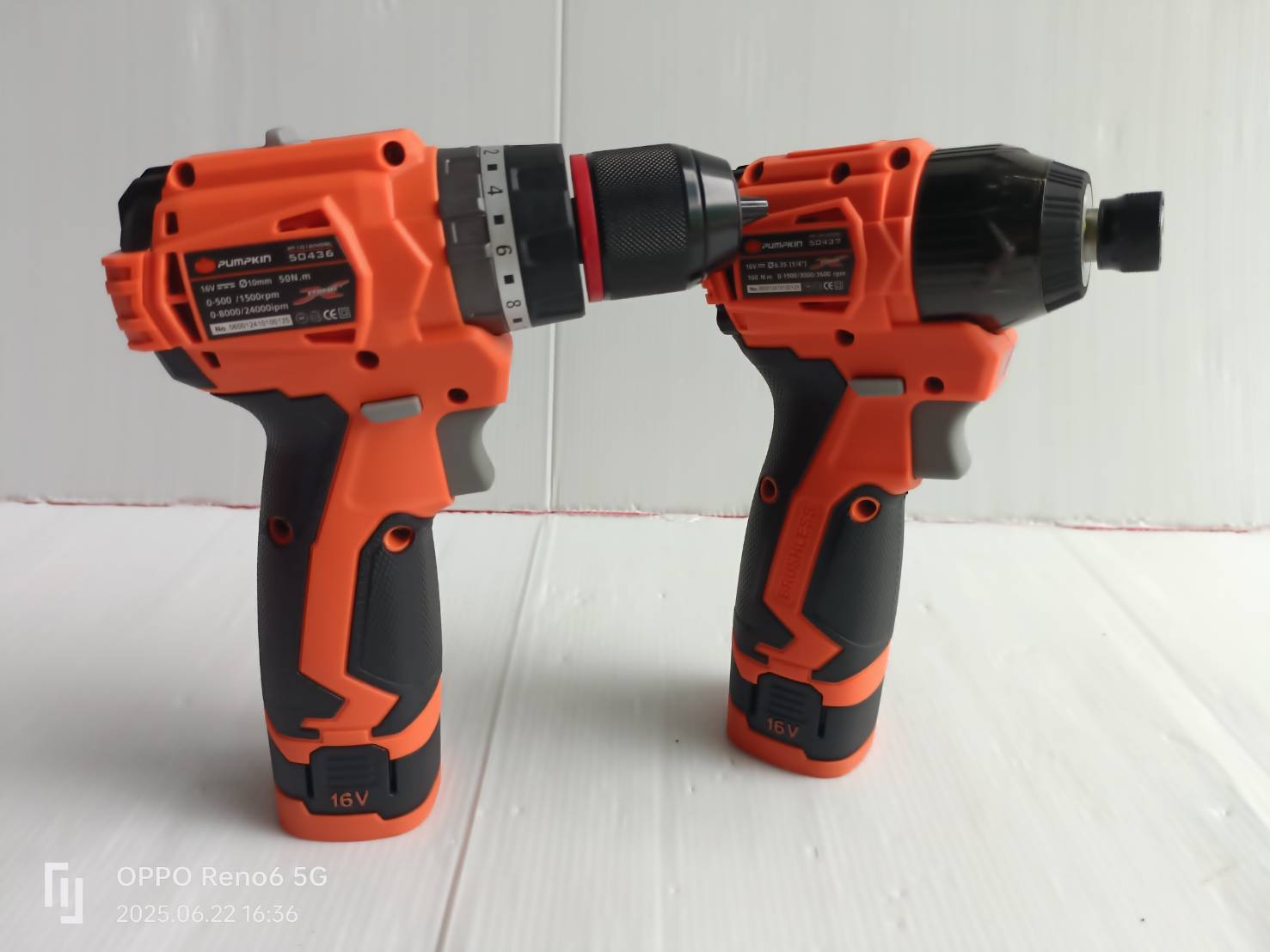 คอมโบ้ชุดสว่าน16V XT-16IMDID-202CK PUMPKIN 50438