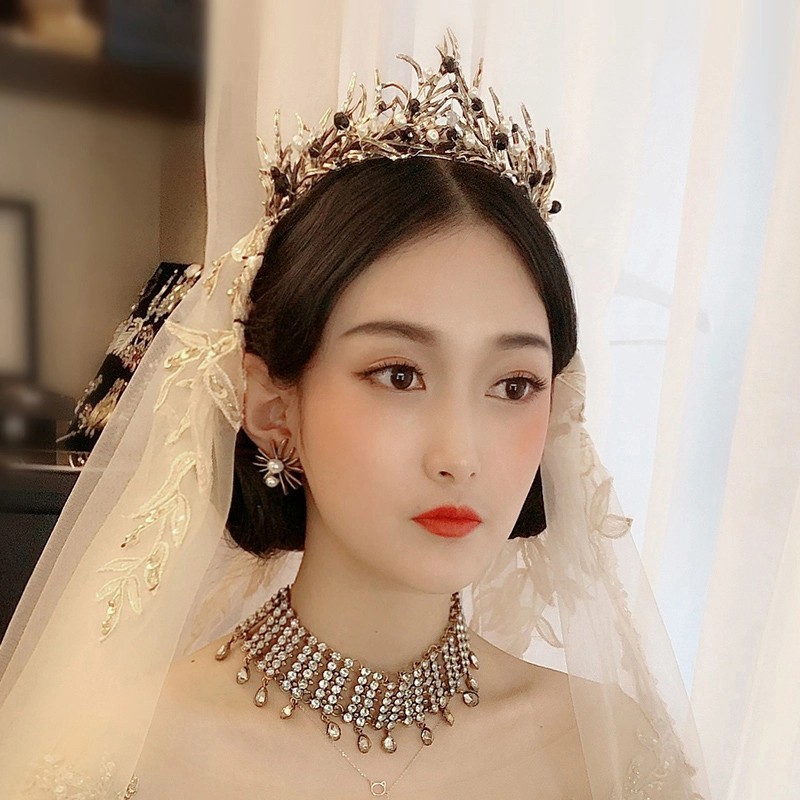 (พร้อมส่ง) มงกุฎสีดำ 311 Halloween ฮัลโลวีน งานสวย ปราณีต QCเพชรทุกเม็ด สินค้าพร้อมส่งจากไทย ไม่ต้องรอจีน