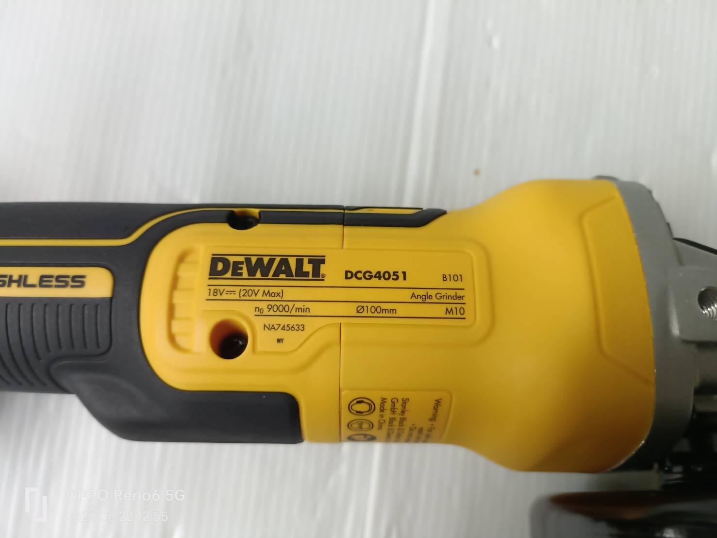DEWALT รุ่น DCK2751P2TA-B1 ชุดคอมโบ้สว่านโรตารี่และหินเจียร