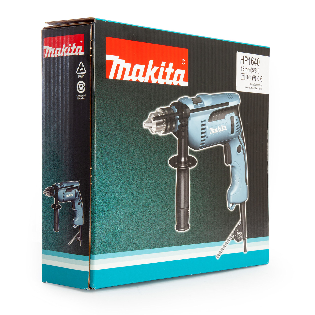 สว่านเจาะกระแทก 5/8″ (16 มิล) HP1640 MAKITA ซ้ายขวา ปรับรอบได้