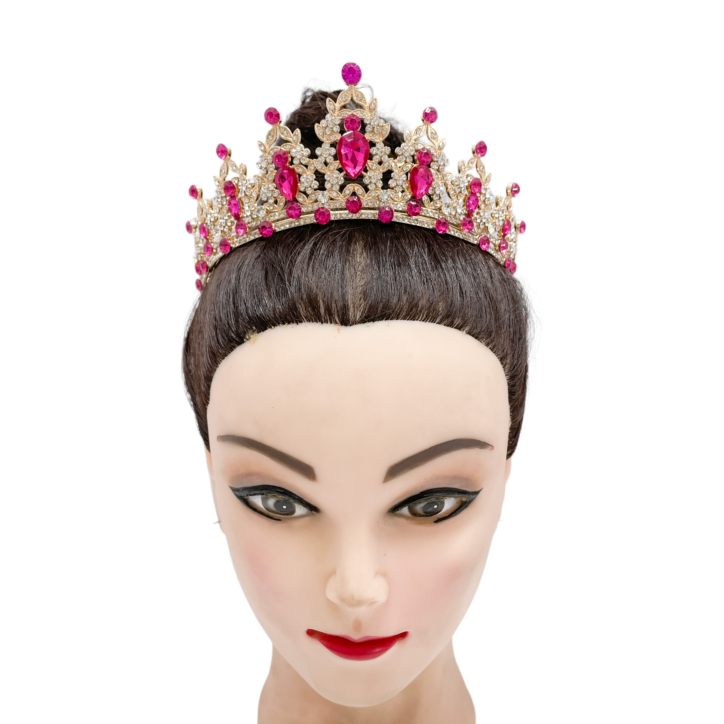 (พร้อมส่ง) เทียร่า 146 สีทอง-ชมพูบานเย็น งานสวย ปราณีต QCเพชรทุกเม็ด สินค้าพร้อมส่งจากไทย