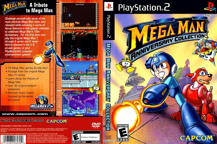 MEGA MAN ANNIVERSARY COLLECTION [US : DVD5 1 Disc]