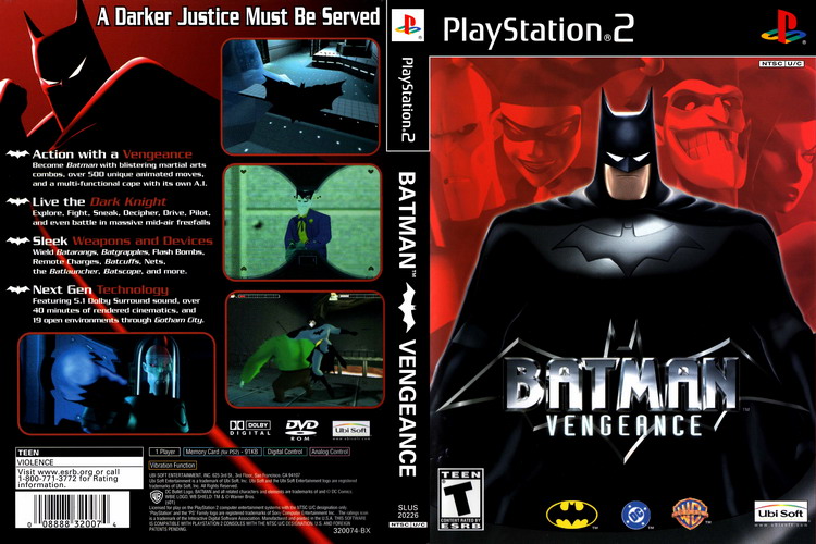 BATMAN VENGEANCE [US : DVD5 1 Disc]