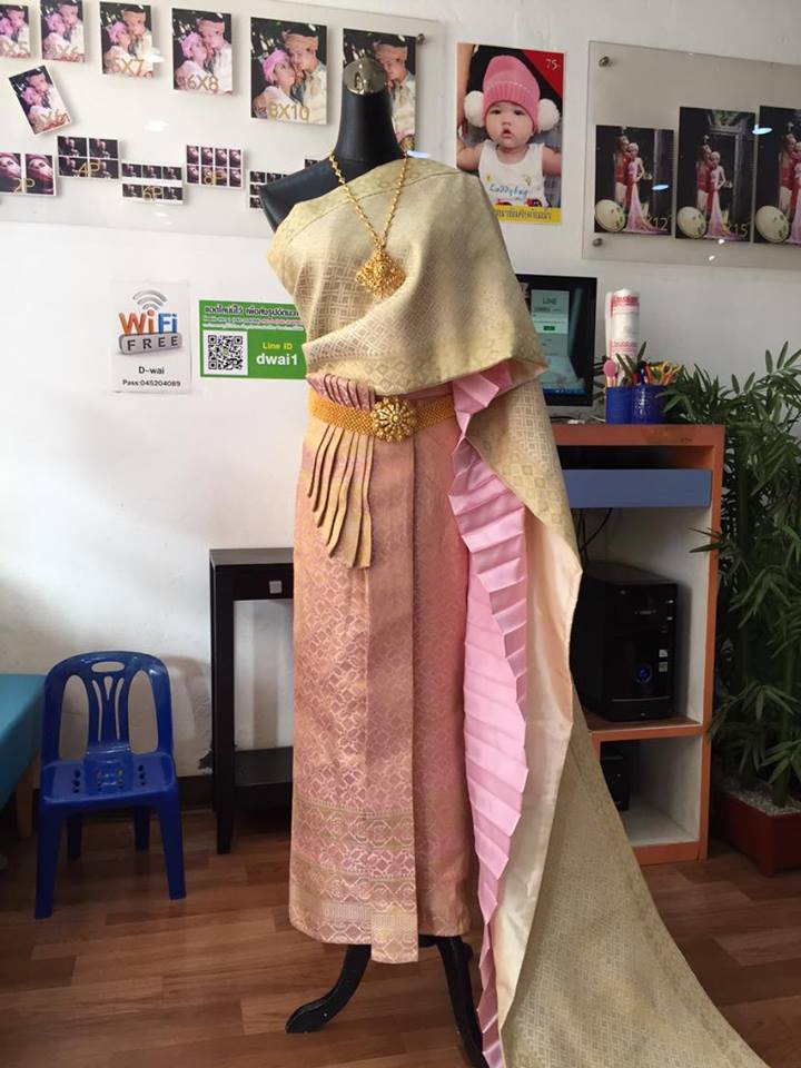 (พร้อมส่ง) ชุดไทยพร้อมส่ง รหัส 016