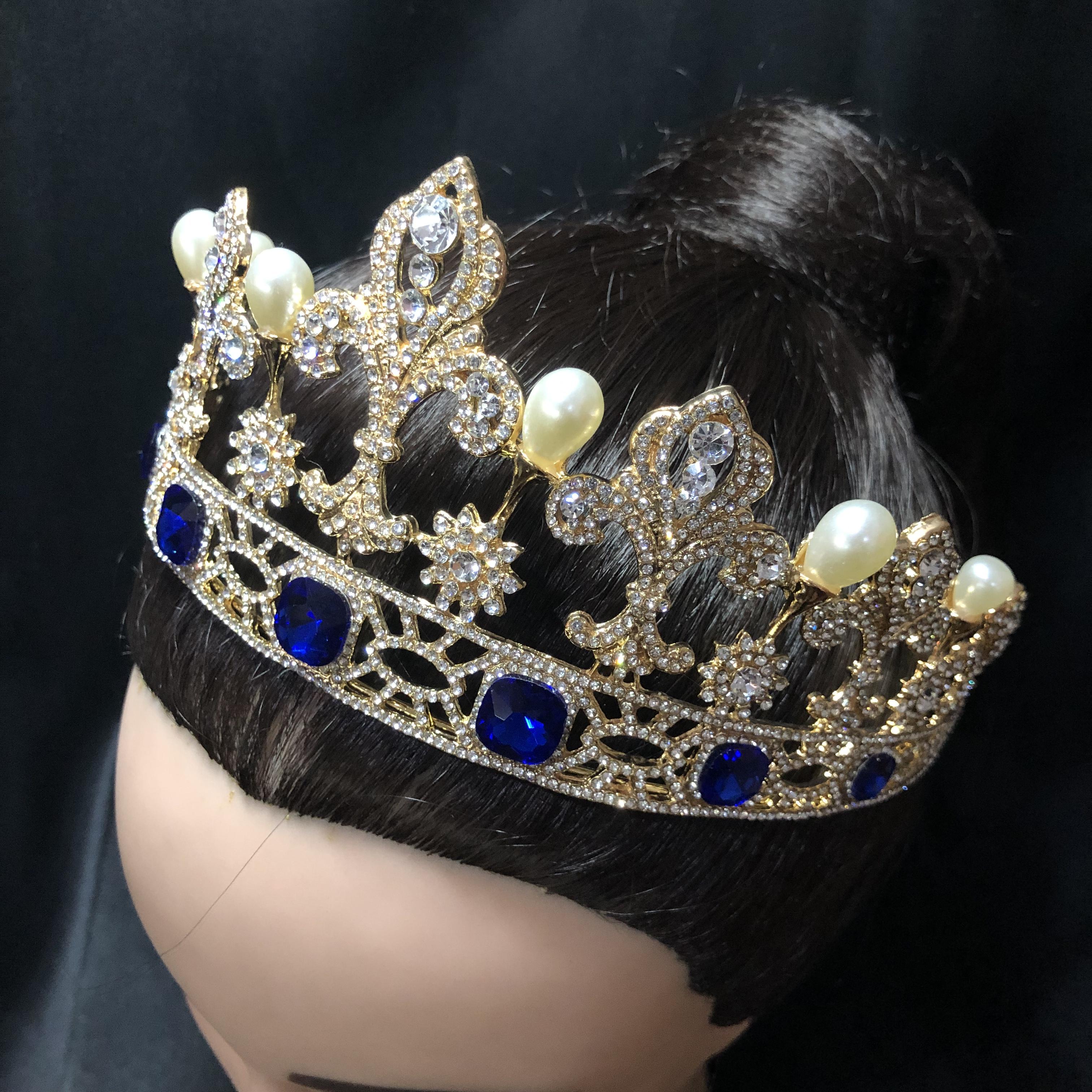 (พร้อมส่ง) เทียร่า 214 มงกุฎนางงาม มงกุฎเจ้าหญิง งานสวย ปราณีต QCเพชรทุกเม็ด สินค้าพร้อมส่งจากไทย