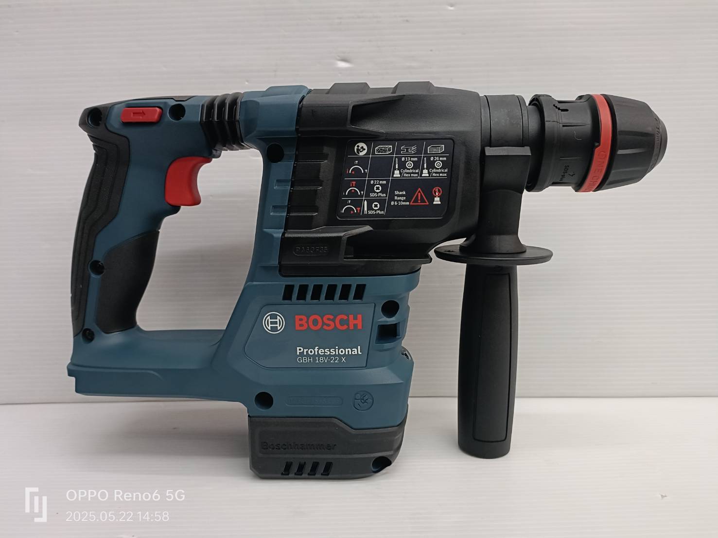 สว่านโรตารี่ไร้สาย GBH18V-22X ONE CHUCK BOSCH SOLO