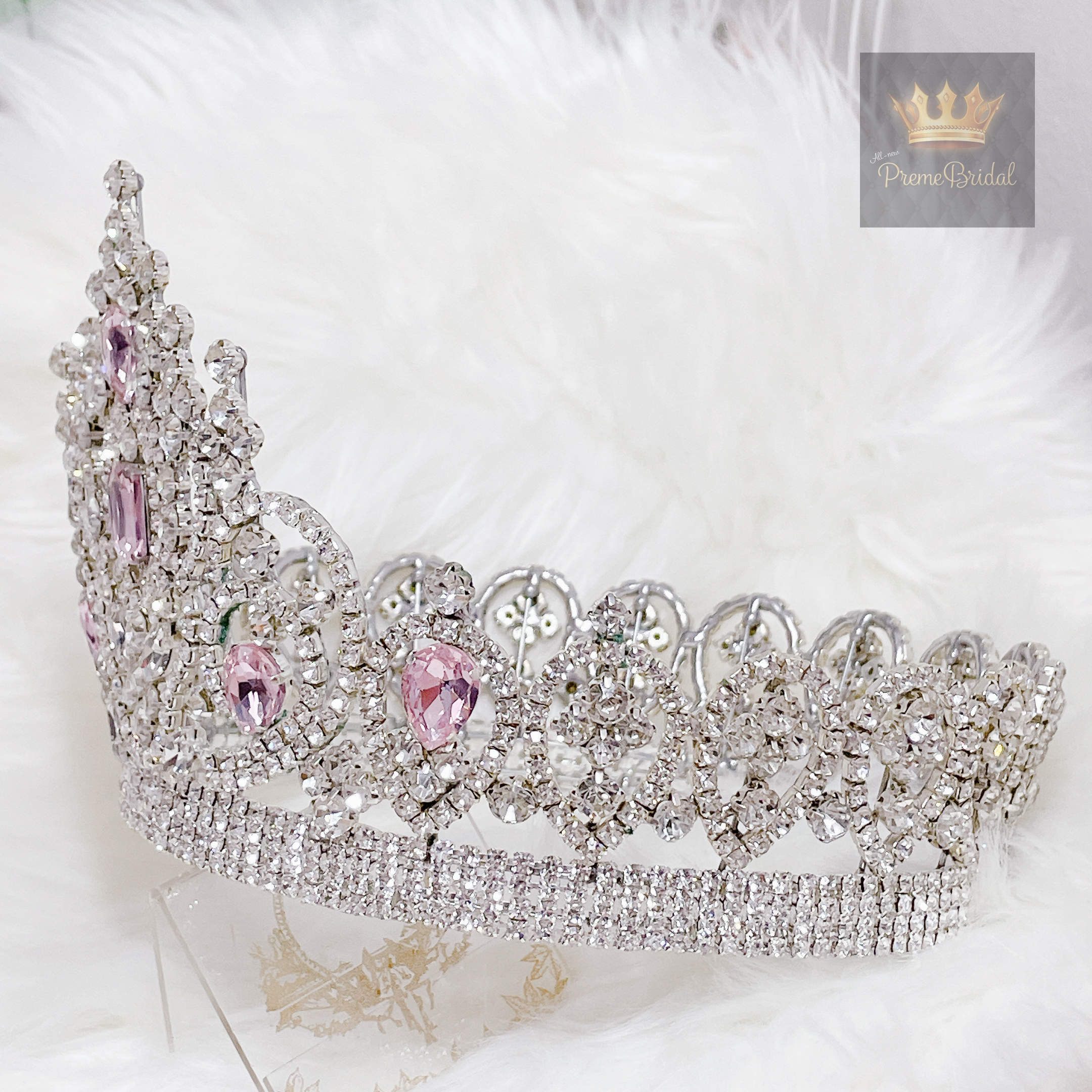 (พร้อมส่งจากไทย) มงกุฏ 113 มงกุฎนางงาม งานเพชรหนามเตย