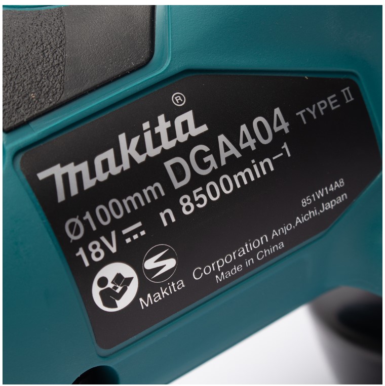 หินเจียรไร้สาย4" DGA404Z MAKITA