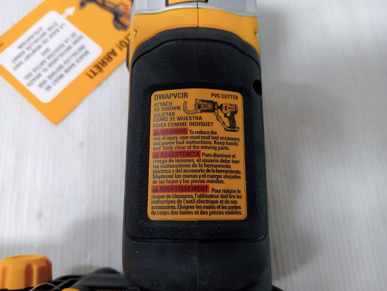 DEWALT อุปกรณ์เสริมสำหรับแปลงเป็นเครื่องตัดท่อ PVC/PEX DWAPVCIR