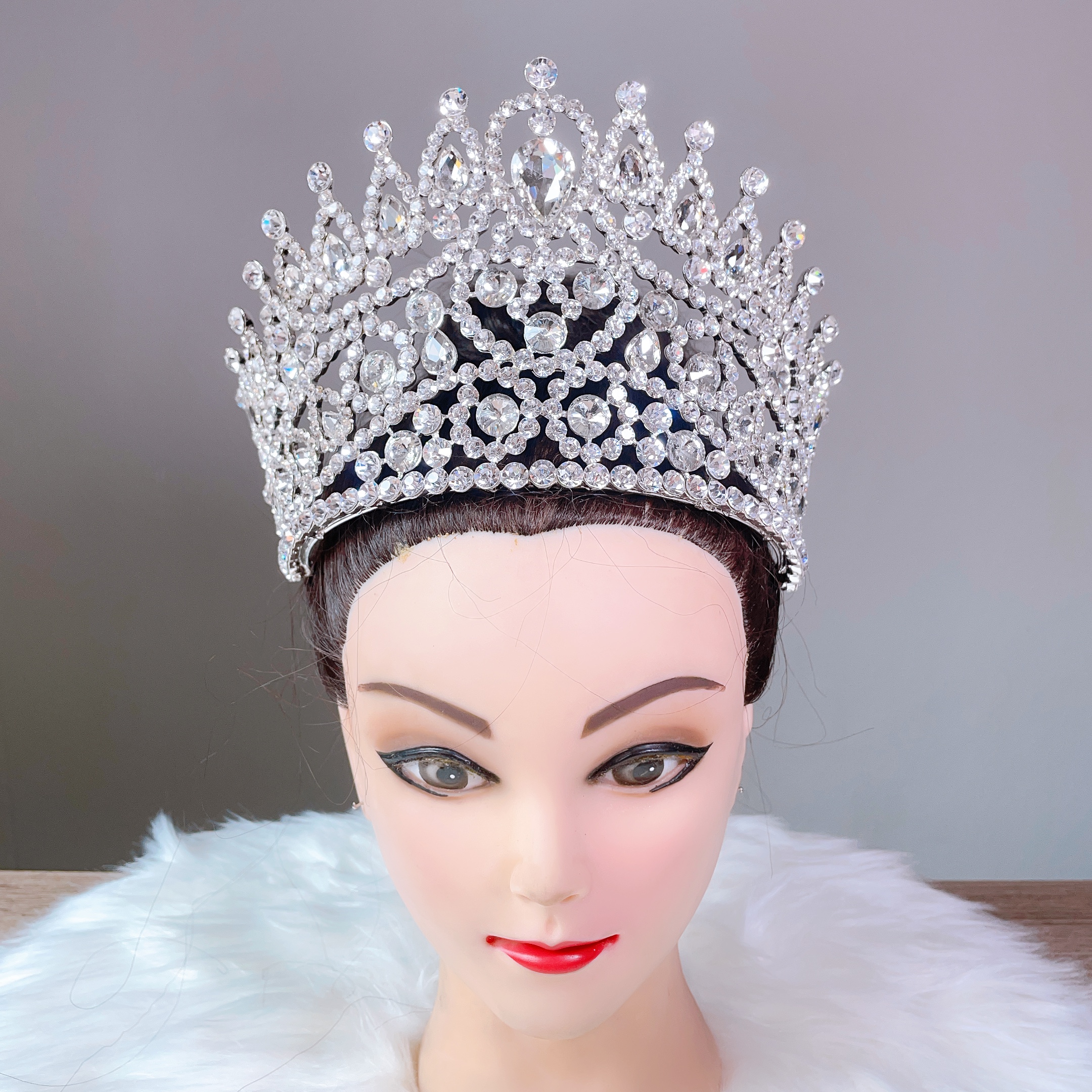 (พร้อมส่ง) เทียร่า 391 มงกุฎนางงาม มงกุฎเจ้าสาว มงกุฎเพชร งานพรีเมี่ยม สินค้าพร้อมส่งจากไทย