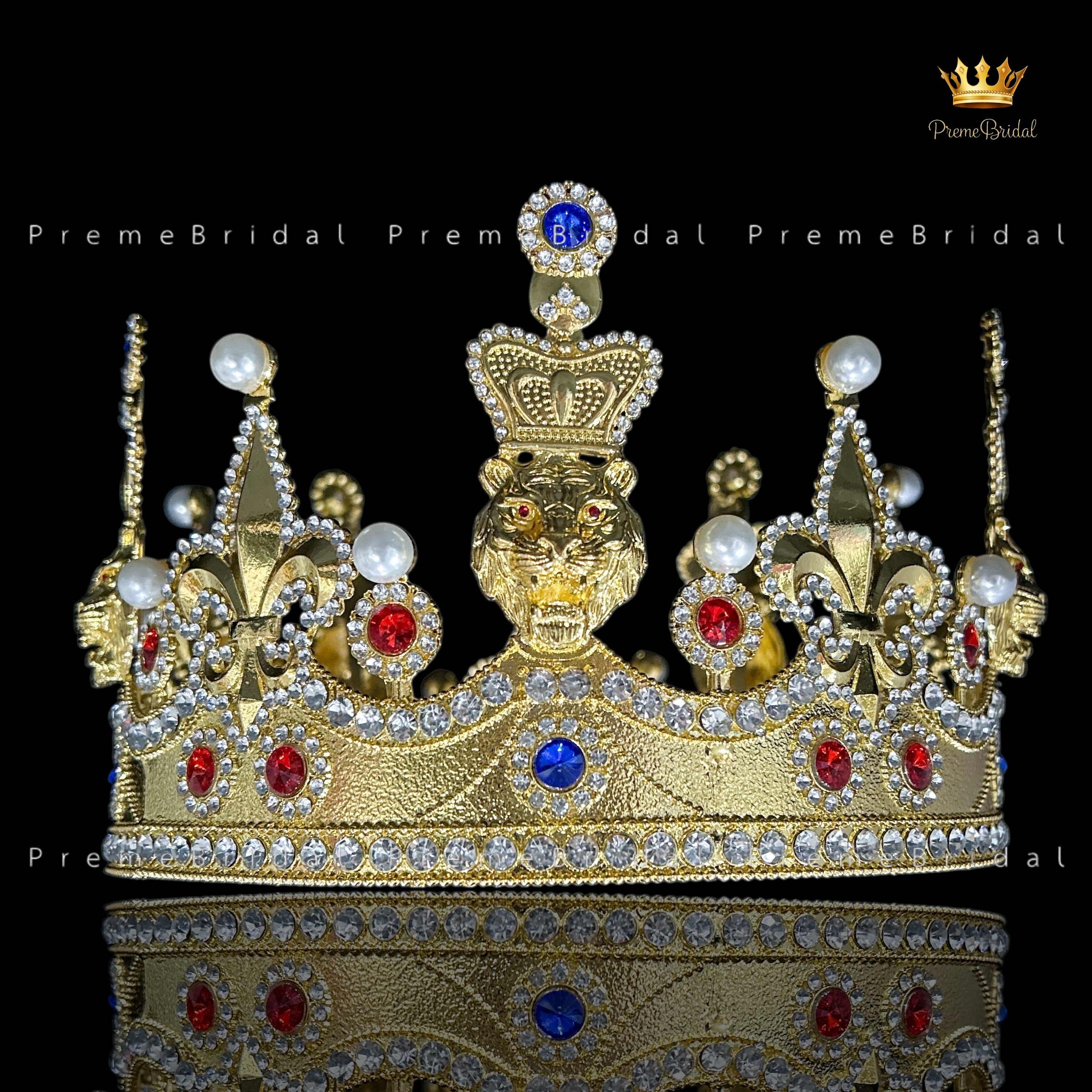 (พร้อมส่ง) มงกุฏผู้ชาย 107 สีทอง งานเจ้าชาย งานพระราชา การประกวด สินค้าพร้อมส่ง ไม่ต้องรอนาน งานพรีเมี่ยม ส่งด่วนจาก จ.อุบลราชธานี