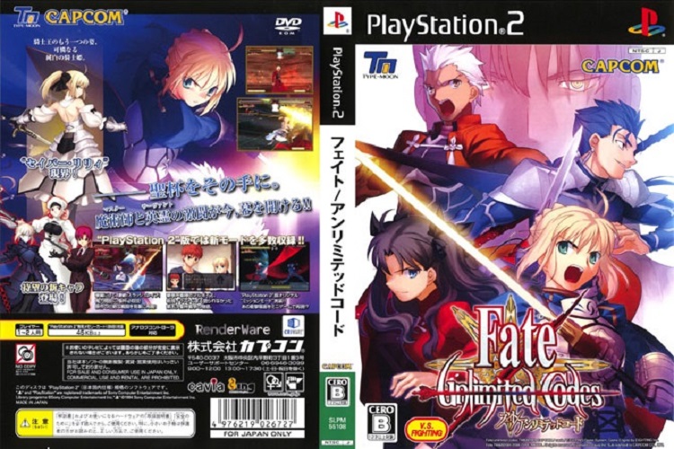 FATE UNLIMITED CODES [JP : DVD5 1 Disc]